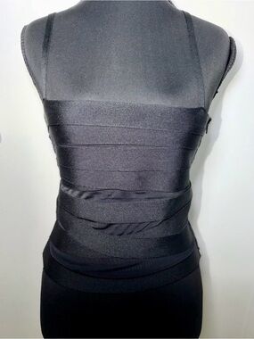 windsor black bandage top